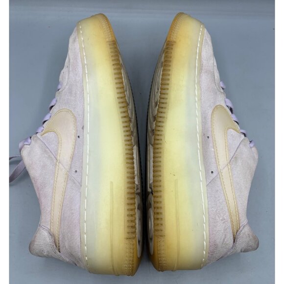 Nike Air Force 1 Sage LX Low Womens 8.5 Violet Mist Suede Sneakers AR5409-500 - Picture 7 of 9